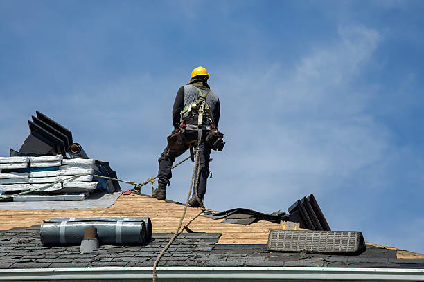 Professional Metal Roofing technician working in Allston, MA